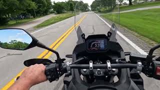 Honda Transalp 750 MCCruise Cruise Control [upl. by Nauqal]