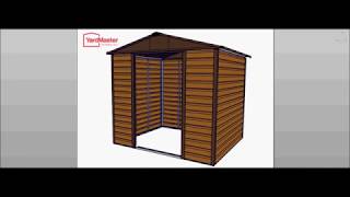 How To Install A YardMaster Woodview WGL Metal Shed [upl. by Egag]