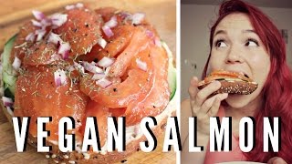 Vegan Smoked Salmon  Cream Cheese  Recipe Test [upl. by Brnaby616]