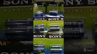 Sony battery alkaline AA made in Indonesia01999994788 [upl. by Lamar]