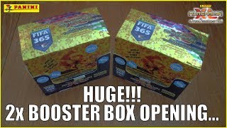 HUGE TWO BOOSTER BOXES OPENING   NORDIC EDITION  Panini Adrenalyn XL FIFA 365 2018 Trading Cards [upl. by Ottie]