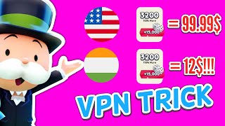 Monopoly GO Hack Get Cheap Dice Rolls and Money Using VPN [upl. by Ainahtan]