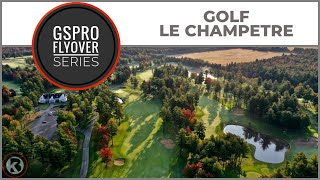 GSPro Course Flyover  Golf Le Champetre  Designed by Sheev [upl. by Nediarb]