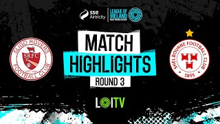 SSE Airtricity Mens Premier Division Round 3  Sligo Rovers 01 Shelbourne  Highlights [upl. by Adar]