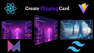 Create Awesome Card flip animation wFramerMotion  Reactjs [upl. by Carena]