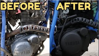 200 Abandoned yamaha tw200 rebuild [upl. by Akitnahs]