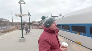 Cloudy Day And Afternoon Rail fanning In Tarrytown New York [upl. by Maryjo]