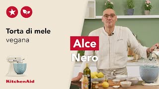 Torta di mele vegana  Ricetta di Alce Nero  KitchenAid Italia [upl. by Alilad]