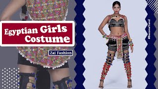 Egyptian Girls costume  Designed by Zai Fashion  Rent or Buy [upl. by Berlinda]