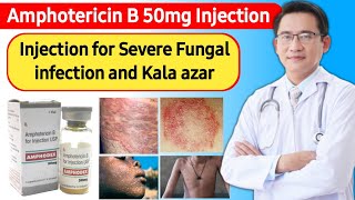 Amphotericin b injection uses in hindi  Treatment of severe fungal infection  Fungal infection [upl. by Hanima]