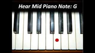 Hear Piano Note  Mid G [upl. by Ofelia87]