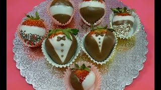 Como Decorar Fresas con Chocolate│Club de Reposteria [upl. by Sup]