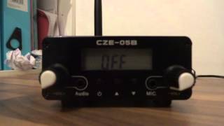 How to use the CZE05B FM Transmitter [upl. by Aseel]