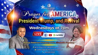 LIVE 🔥PRAYER FOR AMERICA PRESIDENT TRUMP AND REVIVAL [upl. by Annitsirhc]