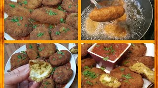 كروكاتمعقودة شفلور او القرنبيط محشي بجبن مقرمش رائعcroquettes de choux fleur [upl. by Rj]