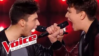 Axel Bauer  Éteins la lumière  Hadrien Collin VS Antoine  The Voice France 2016  Battle [upl. by Marshal]