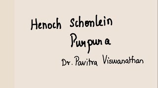 Henoch Schonlein purpura [upl. by Starbuck60]