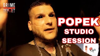 Popek The Worlds Wildest Rapper amp Chronik  Unreleased Studio Session [upl. by Gnuhp]