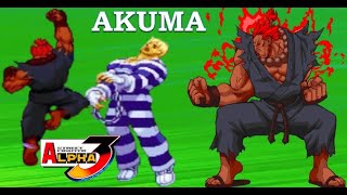 Street Fighter Alpha 3 Akuma Gameplay Arcade Hard gaming arcade streetfighter retrogaming [upl. by Aleiram30]