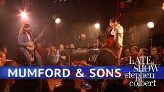 Mumford amp Sons Perform Beloved [upl. by Ellehcem344]