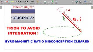 ORIGINALS VIDEO  GYROMAGNETIC RATIO MISCONCEPTION  JEE ADVANCED SCHOOL PHYSICS PROBLEMS [upl. by Yhtur]