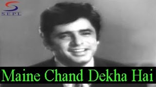 Maine Chand Dekha Hai  Mohammed Rafi  WOH DIN YAAD KARO  Sanjay Khan Nanda [upl. by Aicissej]