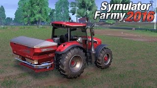 Symulator Farmy 2016 5  rozsiewanie nawozu  gameplay pl [upl. by Brodie]