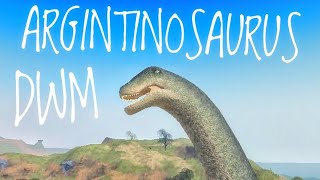 NEW ARGINTINOSAURUS Dinosaur World Mobile Roblox [upl. by Norad]