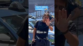 CONTE è arrivato a DIMARO l’accoglienza dei tifosi del NAPOLI 🔥💙 [upl. by Yeltnerb]