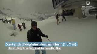 GaistalAbfahrt HochfeldernAbfahrt und FeldernangerAbfahrt auf der Ehrwalder Alm [upl. by Rania]