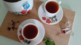 ARABIC TEA with CLOVES CARDAMOM MINT LEAF  EVERYTHING YOU NEED TO KNOW  شاي تركي  JAN 2021 EPI 3 [upl. by Yolanda]