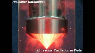 Ultrasonic Cavitation in Water 1000 Watts Ultrasonic Homogenizer [upl. by Lytsirhc]