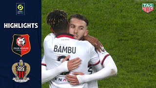 STADE RENNAIS FC  OGC NICE 1  2  Highlights  SRFC  OGCN  20202021 [upl. by Besnard]