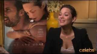 Marion Cotillards Rust and Bone Interview  a Celebscom Original [upl. by Adeline]