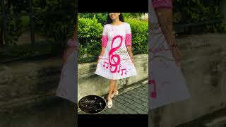 bathik frock design  batik dress design 0772401019 frockdesign youtubeshorts [upl. by Nov]