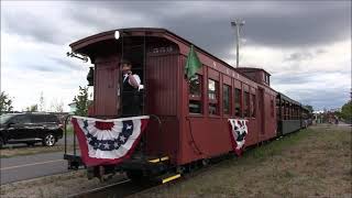 Regauged amp reactivated rail line  Maine Narrow Gauge Railroad Portland ME [upl. by Meghan]