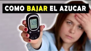 Tienes el azúcar alta Descúbrelo y cómo Bajarla [upl. by Vez]