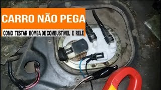 CARRO NÃO PEGA  DICA MUITO ÚTIL COMO SABER SE É BOMBA DE COMBUSTÍVEL OU RELÊ [upl. by Enovi602]