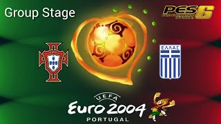 UEFA Euro 2004 Group Stage Group A Matchday 1 Portugal vs Greece [upl. by Leveroni]