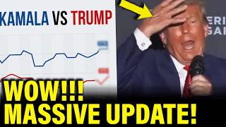 Trump Reacts to MASSIVE NEW KAMALA POLLING [upl. by Yenettirb403]