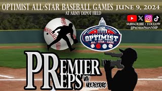 2024 OPTIMIST ALL STAR BASEBALL GAMES  JUNE 9 2024 [upl. by Downall640]