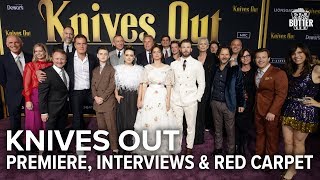 Knives Out Premiere Interviews amp Red Carpet in Los Angeles  Extra Butter [upl. by Cirde]