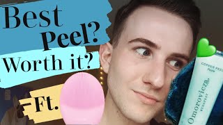 Deep exfoliation ft FOREO Luna 3  Omorovicza Copper Peel Chatty How To  Results [upl. by Oileve]