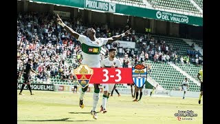 RESUMEN  Elche CF 33 At Baleares  Segunda B G3 jornada 6 [upl. by Ayhay984]