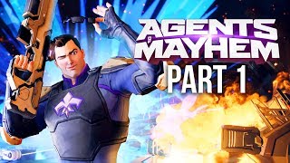 AGENTS OF MAYHEM Gameplay Walkthrough Part 1  INTRO Full Game [upl. by Ociredef694]