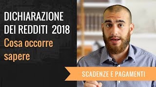 DICHIARAZIONE REDDITI 2018 730 precompilato 730 ordinario e redditi [upl. by Omar]