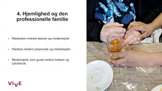 Webinar om hjemlighed omsorgstræthed og faglig ledelse i ældreplejen [upl. by Enelime]