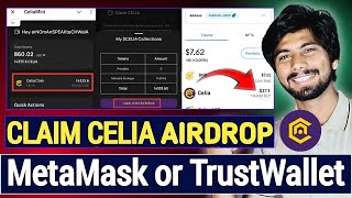 Celia token distribution  Celia token claim full process celia mining news today [upl. by Nivlad]