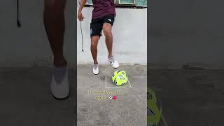 ejercicios para mejorar la técnica individual en el fútbol ⚽️ ✅️ controldebalon futbol deportes [upl. by Nodla]