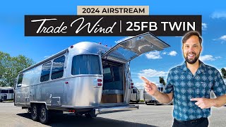 OffGrid Travel Trailer  2024 Airstream Trade Wind 25FB Twin [upl. by Condon264]